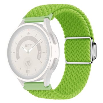 22mm Universal nylon strap with magnetic buckle - Yellowgreen