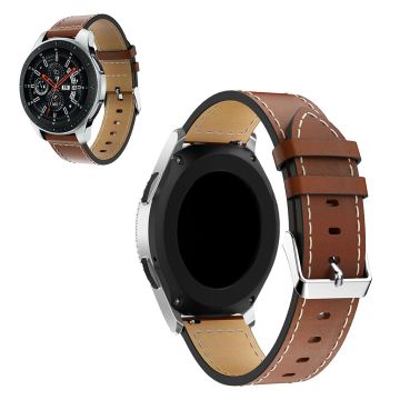 Universal genuine leather watch band - Brown