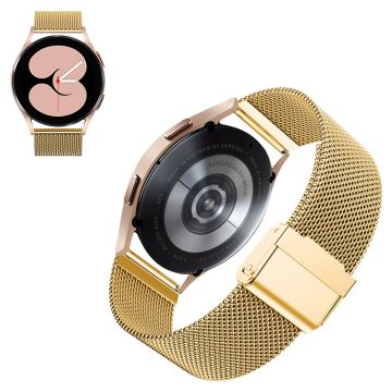 Stainless steel milanese watch strap for Samsung Galaxy Watch 4 - Gold