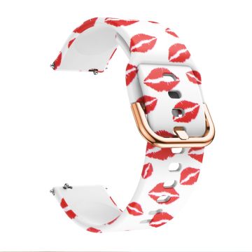 Universal fashionable design silicone watch strap - Red Lip