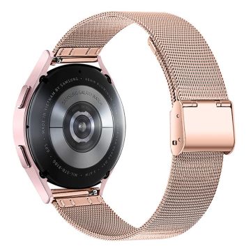 20mm milanese stainless steel watch strap for Samsung Galaxy Watch 4 - Rose Gold