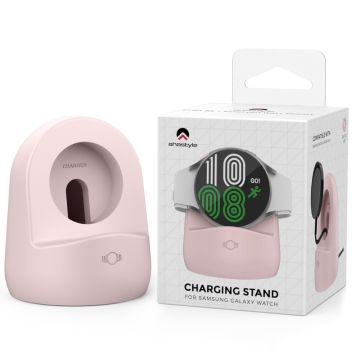 AHASTYLE silicone charging base for Samsung Galaxy Watch 4 / 3 - Pink