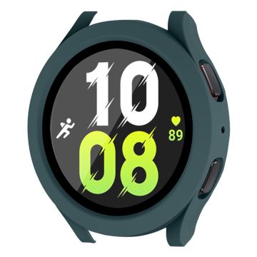 HAT-PRINCE Samsung Galaxy Watch 5 (44mm) / 4 (44mm) cover with tempered glass - Blackish Green