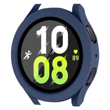 HAT-PRINCE Samsung Galaxy Watch 5 (44mm) / 4 (44mm) cover with tempered glass - Dark Blue