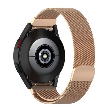 Milanese stainless steel strap for Samsung Galaxy Watch 6 / 5 / 4 - Rose Gold