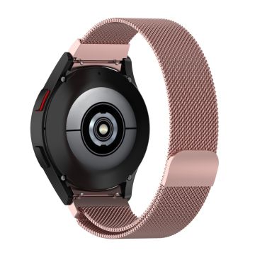 Milanese stainless steel strap for Samsung Galaxy Watch 6 / 5 / 4 - Rose Pink