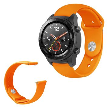 Huawei Watch GT / Magic elegant silicone watch band - Orange