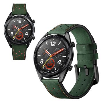 Huawei Watch GT genuine leather watch band - Green