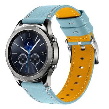 Simple cowhide leather watch strap Huawei Watch GT 2e / GT 2 46mm - Blue