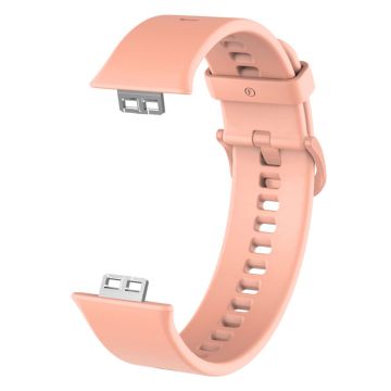 Huawei Watch Fit simple silicone watch band - Light Pink