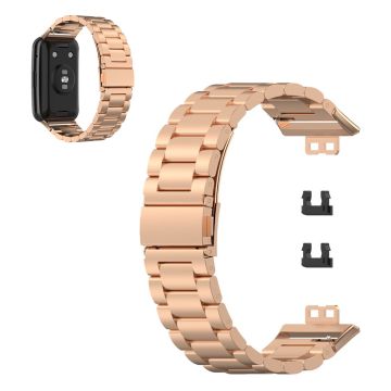 Huawei Watch Fit unique stainless steel watch band - Rose Gold