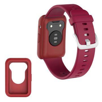 Huawei Watch Fit silicone cover - Wine Red