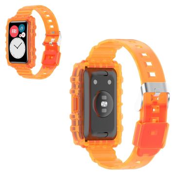 Huawei Watch Fit transparent watch strap - Orange