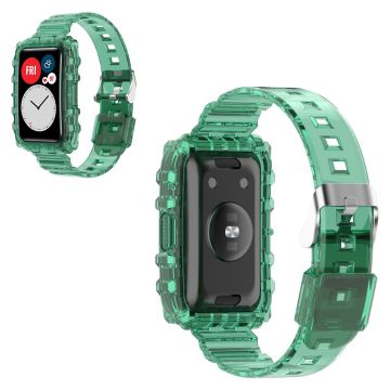 Huawei Watch Fit transparent watch strap - Green