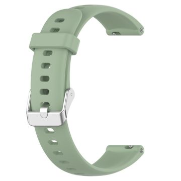 16mm Silicone watch strap for Huawei and Casio watch - Light Green