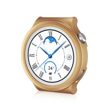 Huawei Watch GT 3 Pro 43mm matte cover with tempered glass - Rose Gold