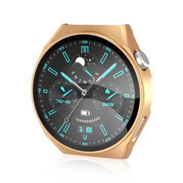 Huawei Watch GT 3 Pro 46mm matte cover with tempered glass - Rose Gold