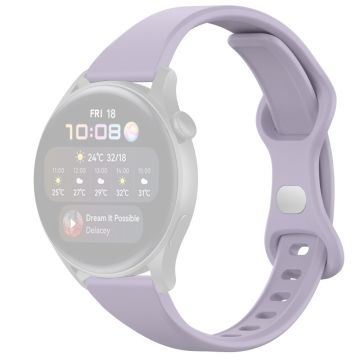 22mm silicone strap for Huawei watch - Lavender Purple