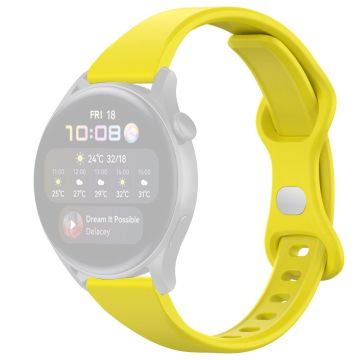 22mm silicone strap for Huawei watch - Mango Yellow