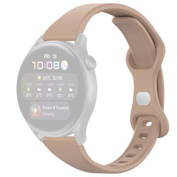 22mm silicone strap for Huawei watch - Milk Tea Color