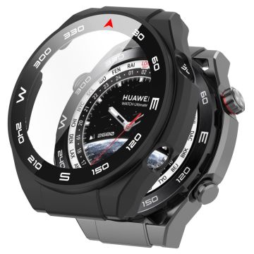 Huawei Watch Ultimate cover with tempered glass - Black