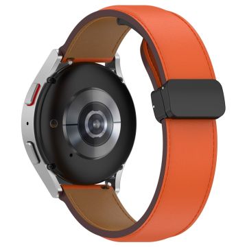 22mm Genuine leather strap for Huawei and Samsung watch - Orange