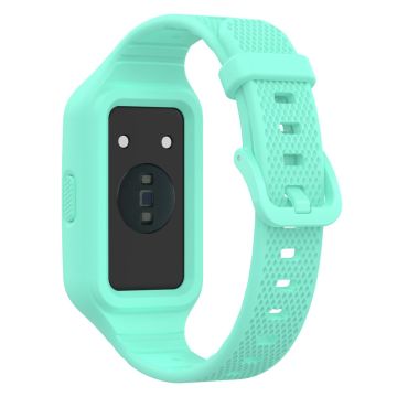 Huawei Band 8 / 7 / 6 silicone strap with cover - Teal Green