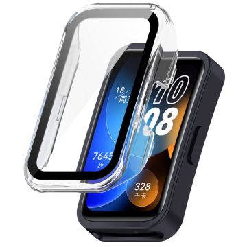 Huawei Band 8 cover with tempered glass film - Transparent