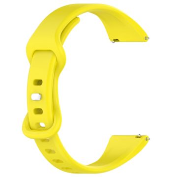 22mm simple silicone strap for Huawei watch - Yellow