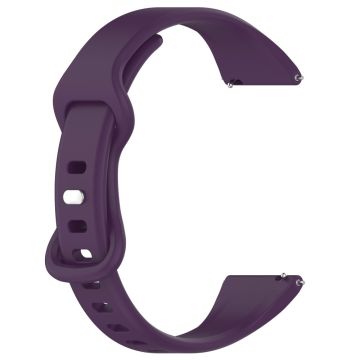 22mm simple silicone strap for Huawei watch - Dark Purple