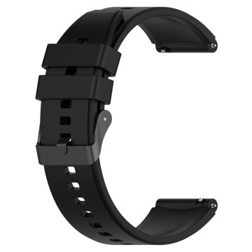 22mm silicone strap for Huawei Watch 4 / 3 / 3 Pro - Black