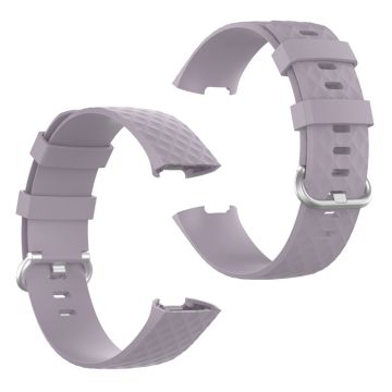 Fitbit Charge 3 / 4 durable watch band - Light Purple