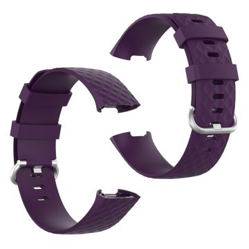 Fitbit Charge 3 / 4 durable watch band - Dark Purple