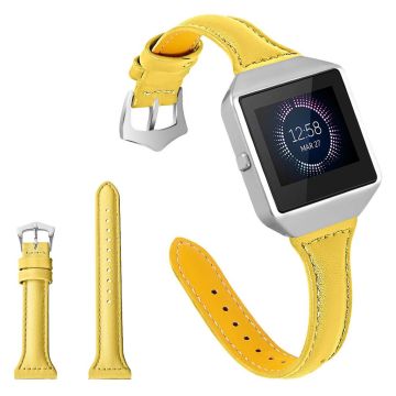 Fitbit Blaze cowhide leather watch band - Yellow