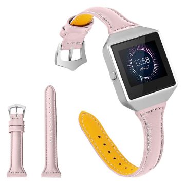 Fitbit Blaze cowhide leather watch band - Light Pink