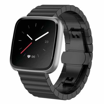 Fitbit Versa stainless steel watch band - Black