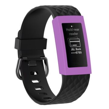 Fitbit Charge 3 anti-aging flexible silicone case - Purple