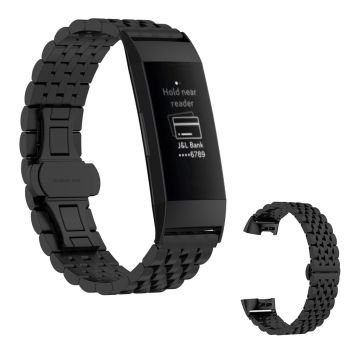 Fitbit Charge 3 stainless steel watch band - Black