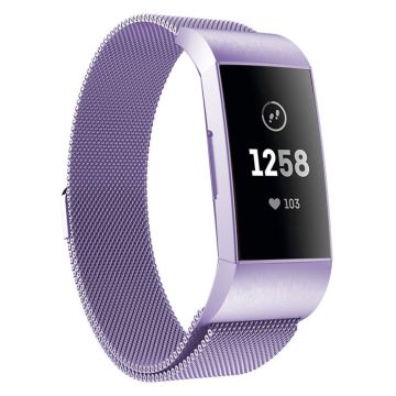 Fitbit Charge 3 cool milanese stainless steel watch band