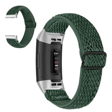 Fitbit Charge 3 nylon sports style watch strap - Army Green