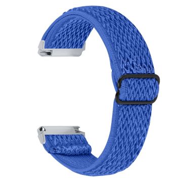 Fitbit Versa 2 / Versa Lite elastic watch strap with adjustable buckle - Sapphire