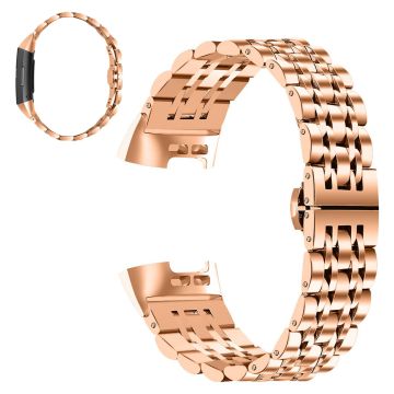 Fitbit Charge 4 / 3 stainless steel watch strap - Rose Gold