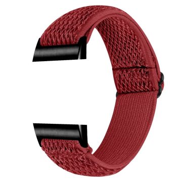 Fitbit Charge 4 / 3 elastic nylon strap - Red