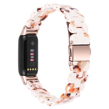 Fitbit Luxe resin style watch strap - Nougat Pattern