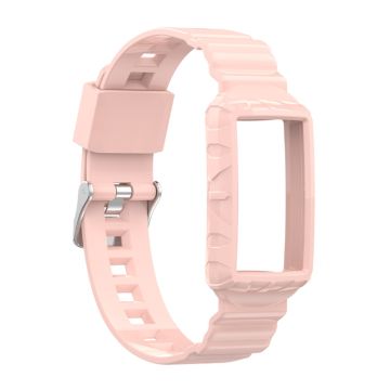 Fitbit Charge 5 / 4 / 3 integrated TPU cover + watch strap - Light Pink