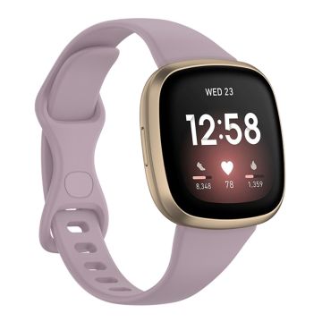 Fitbit Versa 4 / Sense simple watch strap - Lavender Purple Size: S