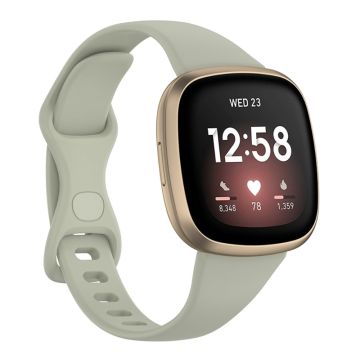 Fitbit Versa 4 / Sense simple watch strap - Rock Grey Size: S