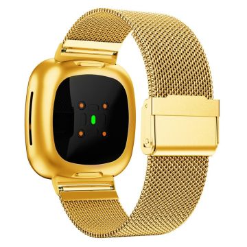 Fitbit Sense 2 / Versa 4 stainless steel watch strap - Gold