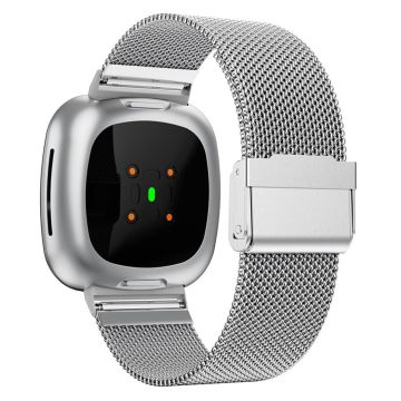 Fitbit Sense 2 / Versa 4 stainless steel watch strap - Silver