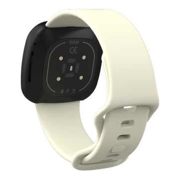 Fitbit Sense 2 / Versa 4 silicone watch strap - Apricot Size: S